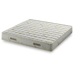 Nuits D'or - Matelas 160x200 Tissu avec Maxi Naturel Mousse hr 35 Kg/m3 Hauteur 21 Cm - Trés Ferme + Protège Matelas offert 160 200 Maxi