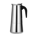 Gabrielle - Cafetière Italienne, Cafetière Moka en inox Cafetière à Pression 300ml Grande Contenance Compatible avec Plaque à Induction avec Poignée