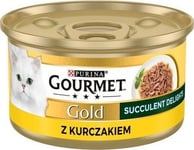 Purina Nestle Purina Gourmet Gold Succulent Delights Kurczak - Mokra Karma Dla Kota - 85G