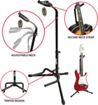 RockJam GS-001 Universal Portable Vertical Guitar Stand for Acoustic Guitar, El