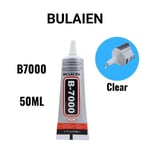 15ml 25ml 50ml 110ml B7000 Contact Clair Réparation De Téléphone Adhésif Universel Verre En Plastique Colle B-7000 Avec Applicateur De Précision - Type B7000 50ml 1pc