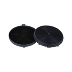 electriQ Carbon Filter Twin Pack for Selected Curved Chimney Hoods