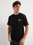 Jack & Jones Santorini Back Logo T-shirt - Black, Black, Size M, Men