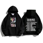 Herr Dam Taylor The Eras Tour Höst/vinter Taylor SwiftFashion Hoodie Fan Hoodie black M