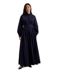 Ted Baker WMD-ene-Button Down Maxi Shirt Dress with Belt Robe d'affaires décontractée, Bleu Marine, 42 Femme