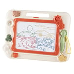 Ardoise Magique, Tableau Magnetique Enfant 32 * 23CM Tablette à Dessin Effaçable pour Enfants avec Trois Tampons de Formes Différentes et un Stylo Magnétique