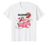 Youth Gloomy Bear Naughty Grizzly Pity Blood Splatter Anime Kids T-Shirt