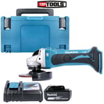 Makita DGA452 18v 115mm Angle Grinder With 1 x 6Ah Battery, Charger & Case