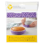 Wilton Bandes pour Cuisson Uniforme, Enveloppe de Moule, 6 pièces