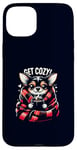 iPhone 15 Plus Get Cozy Chihuahua Hot Cocoa Chocolate Coffee Cold Weather Case