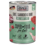 Økonomipakke MAC´s Cat Kattefôr 12 x 400 g - And, Kanin, Storfekjøtt