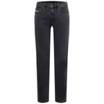 Diesel Mens Sleenker Black Denim Jeans material_cotton - Size 32W/32L