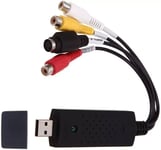 UK USB 2.0 VHS TAPE TO PC DVD CONVERTER VIDEO & AUDIO CAPTURE CARD/ADAPTER