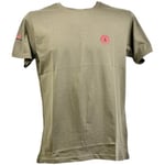 T-shirt Ted Lapidus  CASSIEN Col Rond Kaki