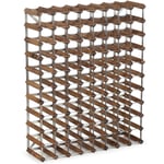 Traditional Wine Rack - Viinipulloteline 100 cm Tumma tammi