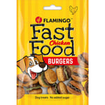 Flamingo - Friandises Fast Food Mini hamburger avec poulet 112 g pour chien