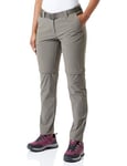 Maier Sports Pantalon d'extérieur pour Femme Zipp-Off Inara Slim XS Marron - Marron