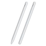 Apple Pen 2 Skal Liquid Silikon Anti-Slip Vit