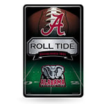 Rico Industries NCAA Alabama Crimson Tide Large Metal Sign 11" x 17" Large Metal Home Décor Sign