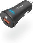 Chargeur Rapide Allume Cigare Usb (Chargeur De Voiture Qualcomm Quick Charge¿ 3.0, 19.5w, Pour Samsung Galaxy S21 S22, Xiaomi, , Iphone Xr/Xs / 8 Plus, Huawei, Lg, Wiko) Noir