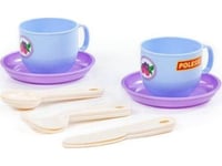 Wader Polesie 80295 "Minutka" Dishes Set For 2 People 10 Elements In A Grid (E1)