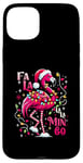 Coque pour iPhone 15 Plus Fa LaLa Mingo Flamingo Sapin de Noël Tropical Christmas Lights