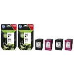 2x Original HP 302 Black & Colour Ink Cartridges For HP OfficeJet 5230 Printer