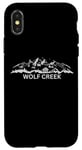 iPhone X/XS Wolf Creek Colorado Ski Resort Mountain Silhouette Case