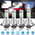 4 pièces 1860 H7 80W haute puissance led antibrouillard lampe phare de voiture ampoule 6000K lumière blanche