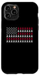 Coque pour iPhone 11 Pro Family HIV Awareness Red Ribbon American Flag AIDS Survivor