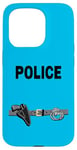 Coque pour iPhone 15 Pro Costume de policier pour adultes et enfants pour Halloween