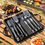 Kit d’Ustensiles pour Barbecue avec Mallette de Transport BBSet InnovaGoods 1