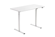 Lykke Nordic Hev og Senk Skrivebord 120x60 cm - Hvit