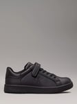 Calvin Klein Kids' Low Cut Lace Up Riptape Trainers, Black