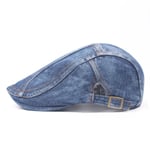 Peaked Keps Herr Unisex Denim Basker Jean 1 Flat Keps Körning Baseball Keps Kepsar Golfhatt