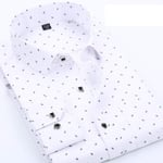 RIQWOUQT Homme Chemise Fleurie Manches Longues,Petit Modèle De Graffiti Chemise Blanche pour Hommes À Manches Longues Imprimé Floral Plaid Casual Vêtements Chemise Homme Chemise Formelle M-3Xl,XX