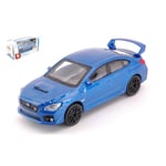 SUBARU WRX STI 2017 BLUE 1:43 Burago Auto Stradali Modellino