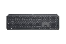 Logitech MX Keys Advanced Wireless Illuminated Keyboard - tangentbord - QWERTZ - tysk - grafit Inmatningsenhet