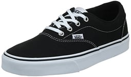 Vans Mixte enfant Doheny Sneaker, Noir Canvas Black White, 36.5 EU