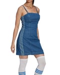 Adidas Original Women's Adicolor Denim Dress- Size UK 16