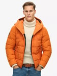 Superdry Expedition Hooded Puffer Jacket, Marmalade Orange