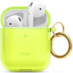 Elago AirPods Clear TPU Case (AirPods 1/2) - Neon gul