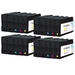 20 Ink Cartridge (Set+Bk) for HP Officejet 6100 6600 6700 7110 7510 7610 7612