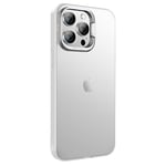 X-Level iPhone 15 Pro Skal Camera Frame Kickstand Transparent Klar