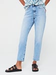 Only Mom Denim Jeans - Light Wash, Blue, Size Xs, Women