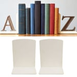 2x Plastic Bookend Book Shelf Holder Desktop Book File Magazine Organizer Spare