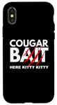 Coque pour iPhone X/XS Cougar Bait Costume d'Halloween amusant pour femme âgée ou jeune homme