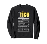 Cute Rice Design For Men Women White Food Cooker Rice Lover Sweatshirt