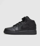 Air Jordan 1 MID BG UK 3.5 EUR 36 Black New 554725 004