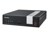 Shuttle Xpc Slim Dl20n6v2 - Barebone - Slim-Pc - 1 X Pentium Silver N6005 / Upp Till 3.3 Ghz - Ram 0 Gb - Uhd Graphics - Gigabit Ethernet, 2.5 Gigabit Ethernet - Svart